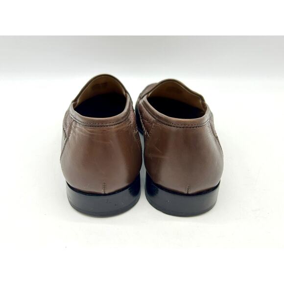 Brass Boots Walking Glove Brown Tassel Shoes Sz 9.5 W Sheepskin Lining 93392 - Picture 7 of 16